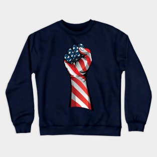 American Pride Raised Fist Crewneck Sweatshirt